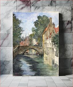 Πίνακας, On the Canal, Bruges, Cass Gilbert