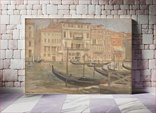 Πίνακας, On the Grand Canal in Venice by Karl Schou