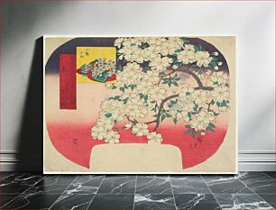 Πίνακας, Ono no Komachi and Ink Color Cherry Blossoms, Spring