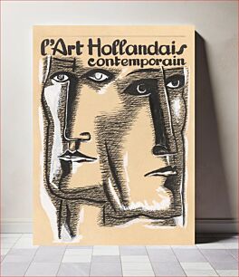 Πίνακας, Ontwerp boekomslag "Contemporary Dutch Art" (1933) by Leo Gestel