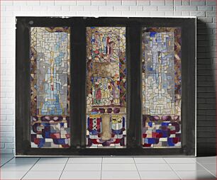 Πίνακας, Ontwerp voor drie ramen in het Stadhuis te Amsterdam (1878–1938) by Richard Roland Holst