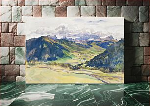 Πίνακας, Open Valley, Dolomites (ca. 1913–1914) by John Singer Sargent