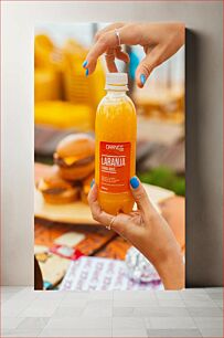 Πίνακας, Orange Juice Bottle Μπουκάλι χυμού πορτοκαλιού