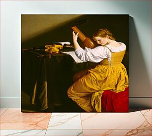 Πίνακας, Orazio Gentileschi - Il suonatore di liuto (National Gallery of Art)