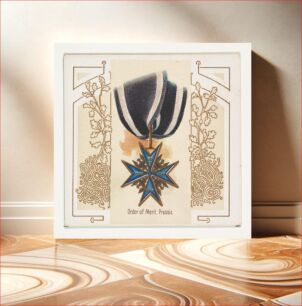 Πίνακας, Order of Merit, Prussia, from the World's Decorations series (N44) for Allen & Ginter Cigarettes