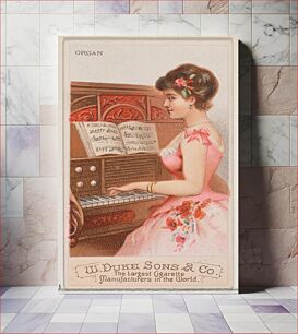 Πίνακας, Organ, from the Musical Instruments series (N82) for Duke brand cigarettes