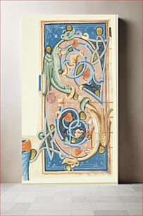 Πίνακας, Ornamented initial S, the arches of which partly consist of two dragons by unknown