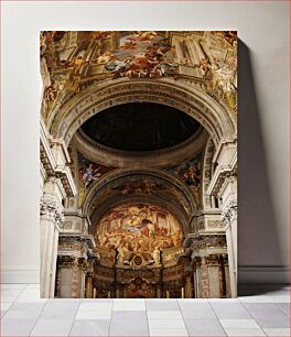 Πίνακας, Ornate Fresco Ceiling Περίτεχνη οροφή νωπογραφίας