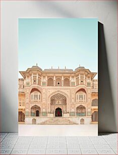 Πίνακας, Ornate historic building facade in soft daylight Περίτεχνη πρόσοψη ιστορικού κτιρίου στο απαλό φως της ημέρας