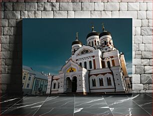 Πίνακας, Orthodox Cathedral under a Dark Sky Ορθόδοξος καθεδρικός ναός κάτω από έναν σκοτεινό ουρανό