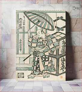 Πίνακας, Otani Hiroji II in the Role of Washi no Chokichi in the Play "Hatsu tora Kurama Genji" (Yoshitsune's Tiger Spring Journey from Kurama). by Torii Kiyonobu II