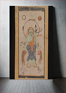 Πίνακας, Ōtsu-e of Shōmen Kongōyasha (Vajrayaksha), Japan