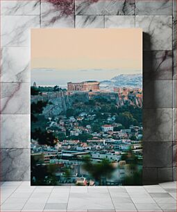 Πίνακας, Overlooking the Ancient Acropolis Με θέα την Αρχαία Ακρόπολη