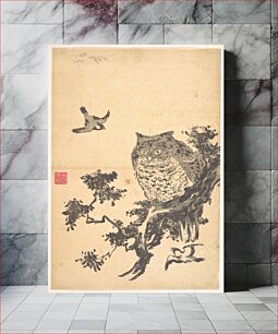 Πίνακας, Owl and Two Swallows