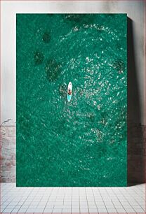 Πίνακας, Paddleboarding in Crystal Clear Waters Paddleboarding σε κρυστάλλινα νερά