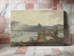 Πίνακας, Padre's Rock and Sugar Loaf Mountain from Bencooler, Sumatra, 1799