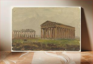 Πίνακας, Paestum, Temple of Neptune, Frederic Edwin Church