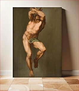 Πίνακας, Paint Figure. After Michelangelo's "Last Judgment" in the Sistine Chapel by Nicolai Abildgaard