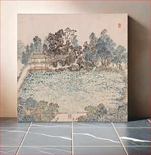 Πίνακας, Painting of Zhi Garden [Zhi Yuan Tu] by Zhang Hong