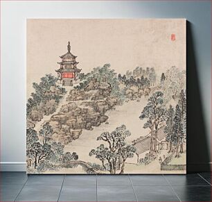 Πίνακας, Paintings of Zhi Garden [Zhi Yuan Tu] by Zhang Hong