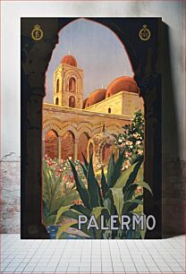 Πίνακας, Palermo (Sicilia) (1920) vintage poster by Stab A. Marzi