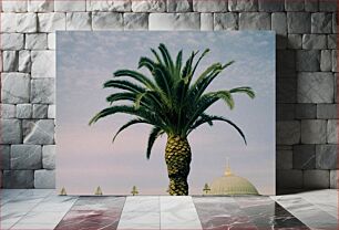 Πίνακας, Palm Tree and Dome Φοίνικας και Θόλος