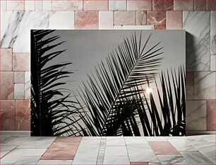 Πίνακας, Palm Trees Against the Sun Φοίνικες ενάντια στον ήλιο