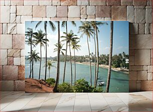 Πίνακας, Palm Trees by the Sea Φοίνικες δίπλα στη θάλασσα
