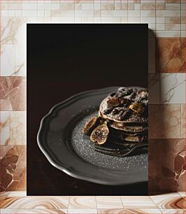 Πίνακας, Pancakes with Figs Τηγανίτες με Σύκα