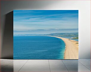 Πίνακας, Panoramic Coastal Beach View Πανοραμική θέα στην παραλία