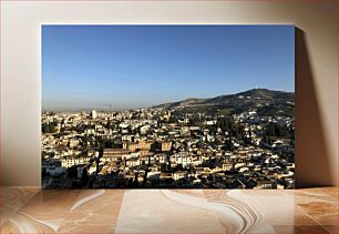 Πίνακας, Panoramic View of a Mediterranean City Πανοραμική άποψη μιας μεσογειακής πόλης