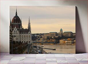 Πίνακας, Panoramic View of Budapest at Sunset Πανοραμική άποψη της Βουδαπέστης στο ηλιοβασίλεμα