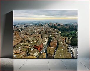 Πίνακας, Panoramic View of Historical City Πανοραμική άποψη της Ιστορικής Πόλης