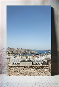 Πίνακας, Panoramic View of Istanbul Πανοραμική θέα της Κωνσταντινούπολης