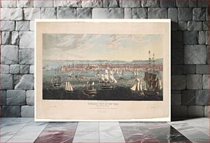 Πίνακας, Panoramic View of New York, from the East River by various artists/makers