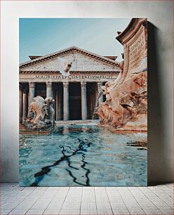 Πίνακας, Pantheon and Fountain Πάνθεον και Κρήνη
