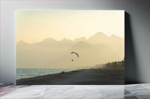 Πίνακας, Paragliding at Sunset Αλεξίπτωτο πλαγιάς στο ηλιοβασίλεμα