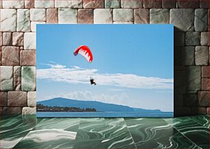 Πίνακας, Paragliding Over the Ocean Αλεξίπτωτο πλαγιάς πάνω από τον ωκεανό
