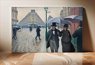Πίνακας, Paris Street Rainy Day (1877) by Gustave Caillebotte