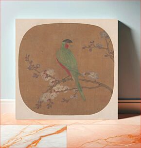 Πίνακας, Parrot on Branch of Blossoming Tree by Unidentified artist