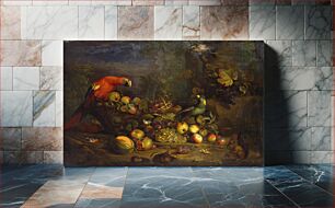 Πίνακας, Parrots and Fruit with Other Birds and a Squirrel