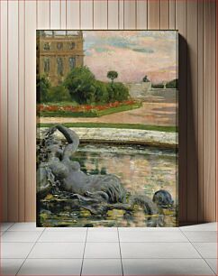 Πίνακας, Parterre du Nord, Fontaine des Sirenes, Carroll Beckwith
