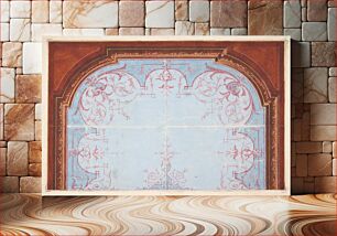 Πίνακας, Partial design for painted ceiling by Jules-Edmond-Charles Lachaise and Eugène-Pierre Gourdet