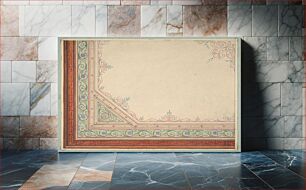 Πίνακας, Partial design for the painted decoration of a ceiling by Jules Edmond Charles Lachaise and Eugène Pierre Gourdet