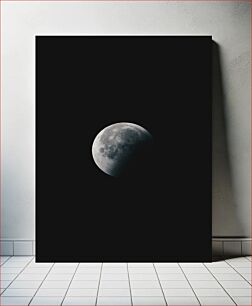 Πίνακας, Partial Moon in Darkness Μερική Σελήνη στο σκοτάδι