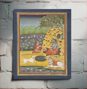 Πίνακας, Parvati Worshipping Shiva