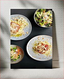 Πίνακας, Pasta and Salad Dishes Ζυμαρικά και Σαλάτες