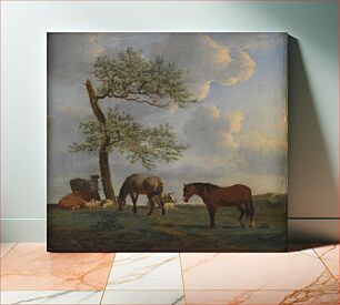 Πίνακας, Pasture with horses and cattle by Adriaen van de Velde