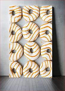 Πίνακας, Patterned Glazed Donuts Ντόνατς με μοτίβο γλασέ
