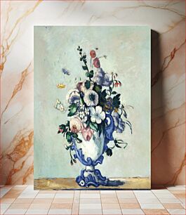 Πίνακας, Paul Cézanne's Rococo Vase (1876) still life painting